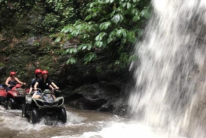 ATV Quad Bike Through Tunnel and Waterfall in Bali - Choosing between a solo quad and tandem ride