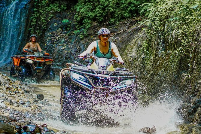 Bali Adventure ATV Quad Bike, Monkey Forest and Waterfalls - How the eight-hour Bali day fits together