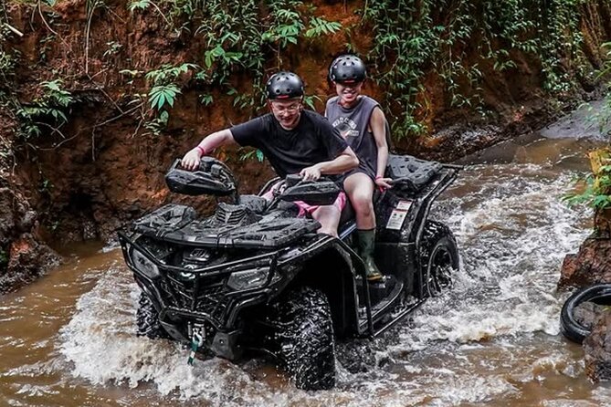 Bali Adventure ATV Quad Bike, Monkey Forest and Waterfalls - Walking through the Sacred Ubud Monkey Forest