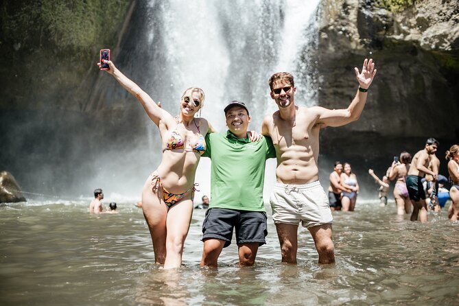 Bali Adventure Tour: Hidden Canyon, Tegenungan Waterfall, Goa Gajah temple - Gunung Kawi: an older monument with more stairs