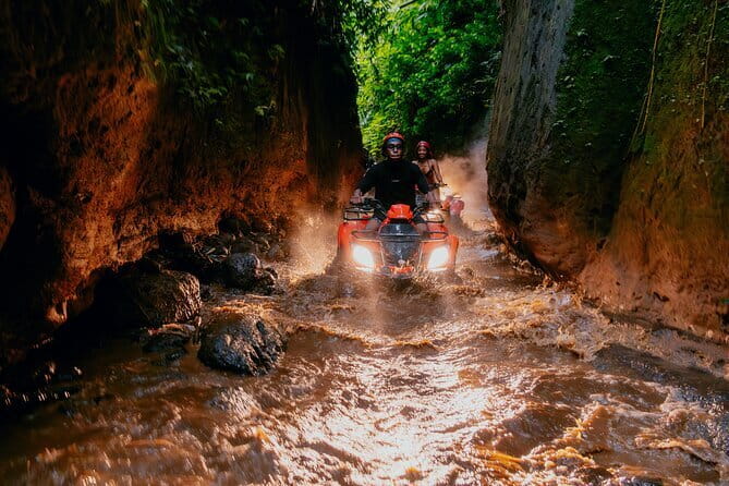 Bali ATV Bike Cave and waterfall with hotel Pick Up And Lunch - What the $34 price really covers