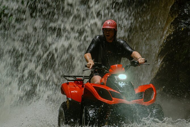 BALI ATV Kuber Through Historic Tunnel and Scenic Waterfalls - Mud, jungle tracks, and waterfall scenery