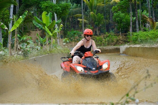 Bali ATV Quad Adventure - Ubud Monkey Forest and Waterfall - Meeting the monkeys at Sacred Monkey Forest Sanctuary