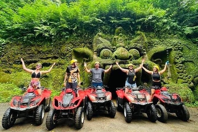 Bali ATV Quad Adventure Ubud Monkey Forest and Waterfall - Tegenungan Waterfall in a tight schedule