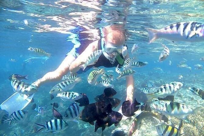 Bali ATV Quad Bike Adventure and Snorkeling Tour - Padangbai snorkeling by local boat