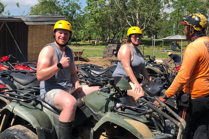 Bali Atv Quad Bike Through Tunnel and Waterfall - Getting ready at Pertiwi Adventure