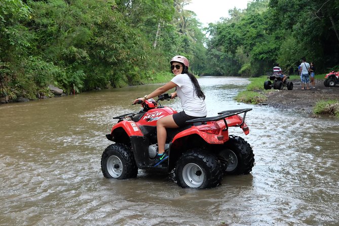 Bali Atv Quad Bike Through Tunnel and Waterfall - Lunch after the mud