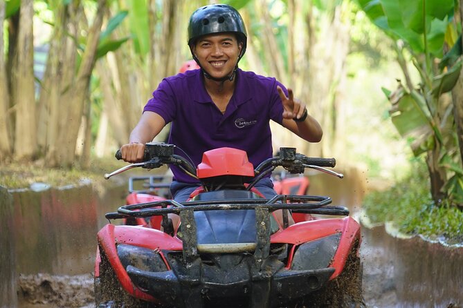 Bali ATV Quad Bike with Monkey Forest and Tegenungan Waterfall - Private transport and the people who make the day work