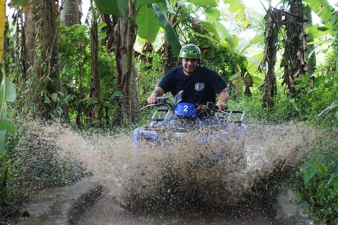 Bali ATV Quadbike Through Gorilla Face Cave - Rice fields and countryside tracks