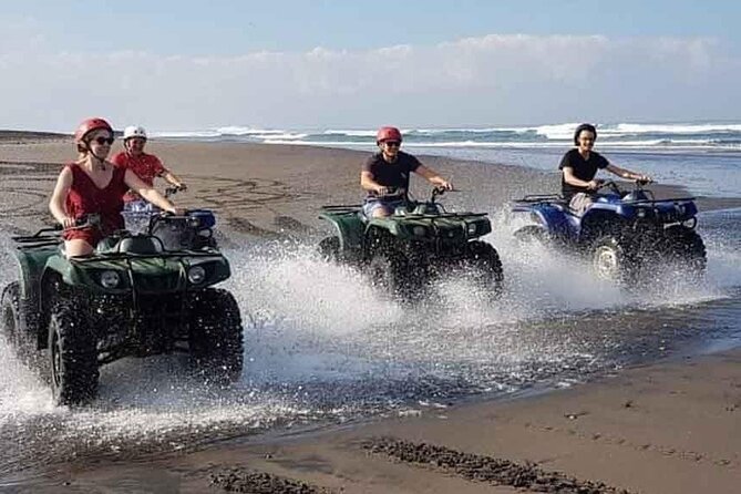 Bali ATV Ride In the beach black sand atv tour - Equipment, guides, and the feel of the ride