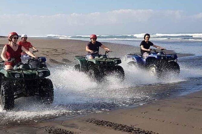 Bali ATV Ride In the beach sunset atv tour - Riding through Tegal Mengkeb village