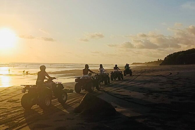 Bali ATV Ride On the Beach, Rice Field and Village Tour 2 Hour - Kelecung Beach and Bali’s black volcanic sand