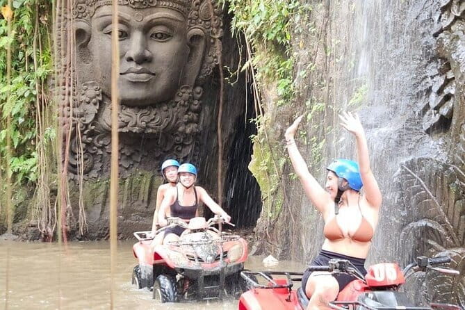 Bali ATV Ride Ubud Waterfall,RiceField,River,Kingkong-Temple cave - Solo or tandem ATV: choosing the right setup