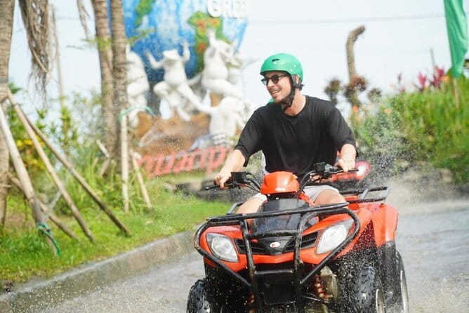 Bali ATV Ride with Waterfall Dragon Cave and Lunch by Penidago - Starting at ATV Green Bali Adventure in Silakarang