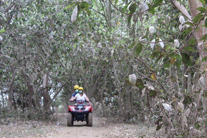 Bali Atv Riding through Cave and Waterfall - Village paths and rice paddy tracks