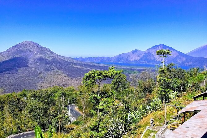 Bali Ayung River Rafting and Kintamani Mt. Batur Volcano View - Tegallalang Rice Terrace in northern Ubud