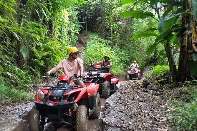Bali : Gorilla Cave ATV & Ubud White Water Rafting With Lunch - The ATV ride through rice paddies and jungle