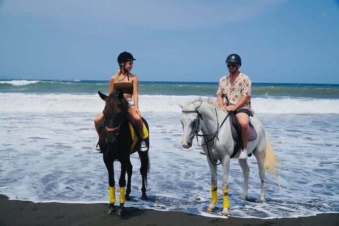 Bali Horse Riding Sanur Beach include Transport - Reaching Tangtu Beach and the Black-Sand Track