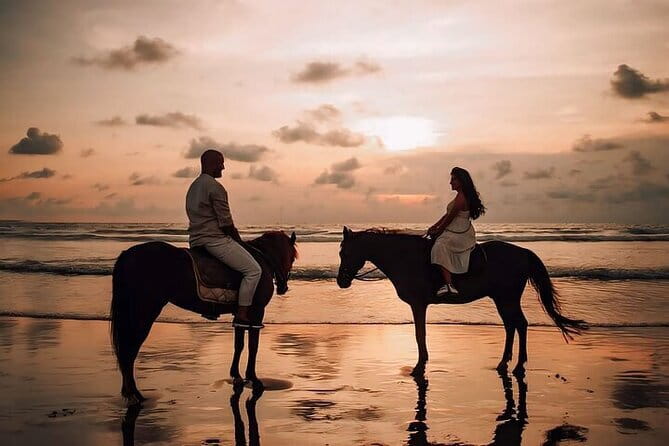 Bali Horse Riding Seminyak Beach Experience Private Transport - Getting Comfortable Before the Beach Ride