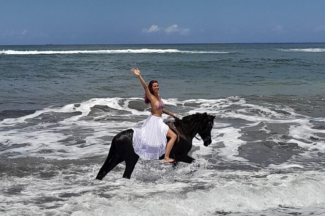 Bali Horse Riding Trot & Canter Saba Beach with Local Temple - Key points to know before riding