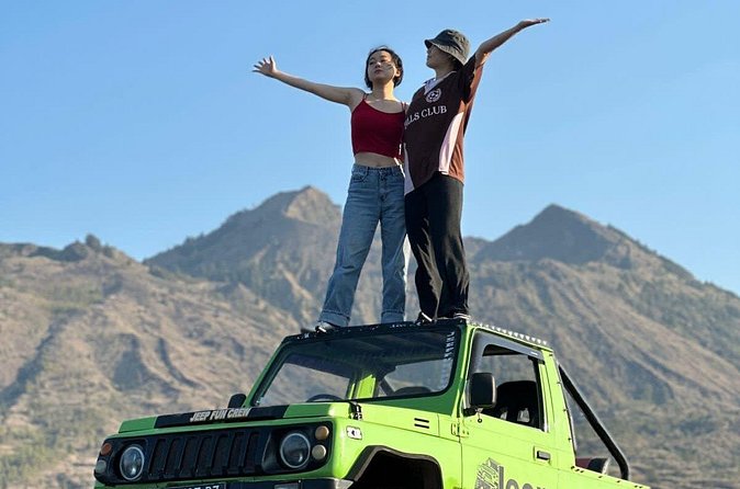 Bali Mount Batur Jeep Sunrise and Black Lava Jeep Tour - Private format, guide service, and photography help