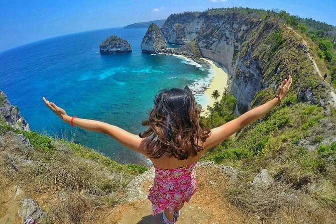 Bali-Nusa Penida. East Part. Private car. All-inclusive - Atuh Beach and its protected bay