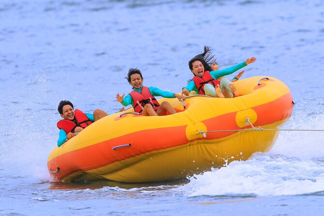 Bali Parasailing Adventure, Jet Ski, Banana Boat , Donat Boat, with Transport - Banana boat and donut boat rides