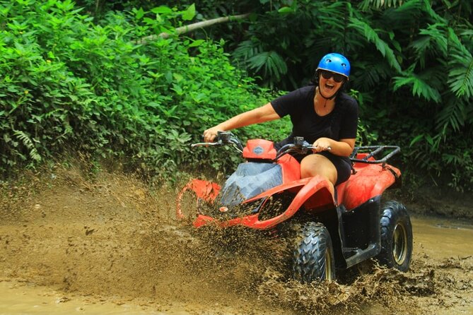 Bali Quad bike ATV passing through Waterfall, Cave & Rice fields - Lunch, showers, and the useful end of the tour