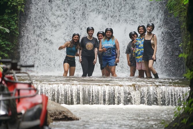 Bali Quad Bike Through Gorilla Cave - Monkey Forest and Waterfall - The mud is part of the deal, so dress for it