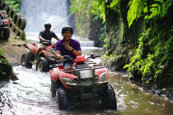 Bali Quad Bike Through Gorilla Cave - Monkey Forest and Waterfall - Two hours on an ATV, from easy controls to serious mud