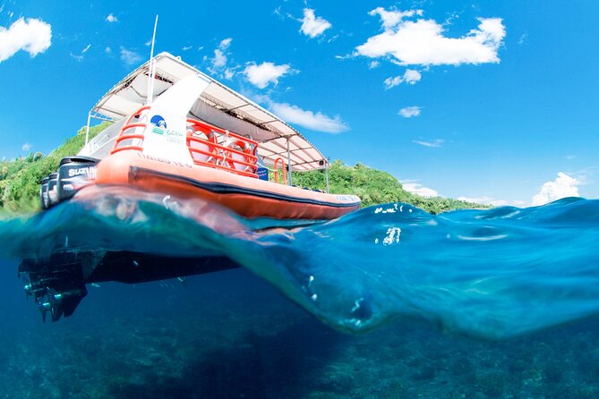 Bali Reef Cruise and Lembongan Island Day Trip - The pontoon: the real center of the day
