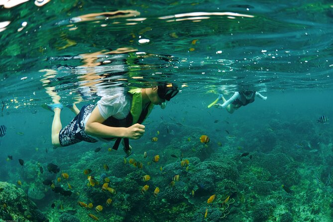 Bali Reef Cruise and Lembongan Island Day Trip - Water slides, banana boats, and the diving board
