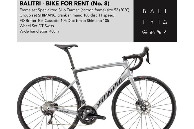 Bali road bike hire / rent - Key points to know before you book