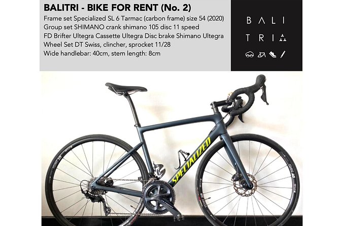 Bali road bike hire / rent - Price, deposit, and real value