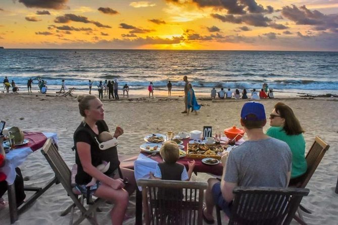 Bali Romantic Seafood Dinner under sunset jimbaran Beach - Sitting on the Sand at Jimbaran Beach