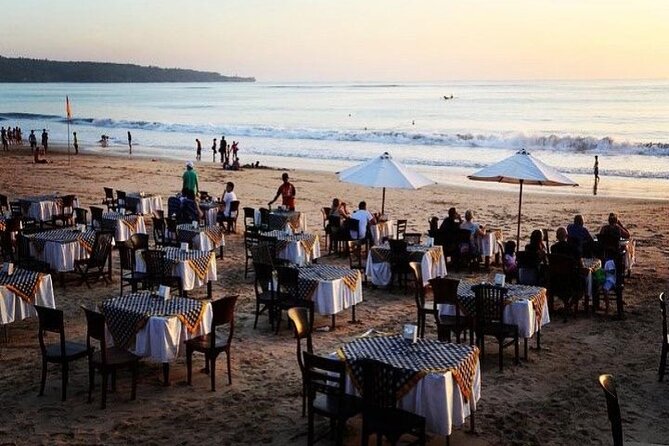 Bali Romantic Seafood Dinner under sunset jimbaran Beach - Sunset, Night Sky, and the Real Atmosphere