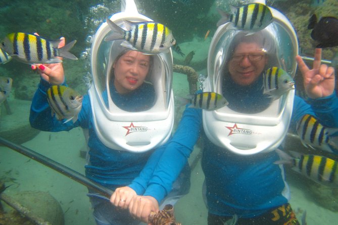 Bali Sea Walking Experience - The helmet makes this easier than scuba