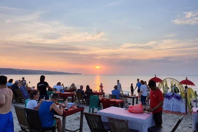 Bali Spa Tour, Beaches, Uluwatu Temple Sunset & Jimbaran Bay Dinner - Tanjung Benoa starts the morning with a banana boat