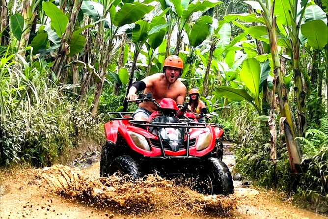 Bali Ubud Zipline and ATV Quad Bike Adventure - Flying Over the Tegalalang Rice Terraces