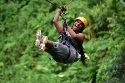 Bali Ubud Zipline Jungle Swing and Waterfall Tour