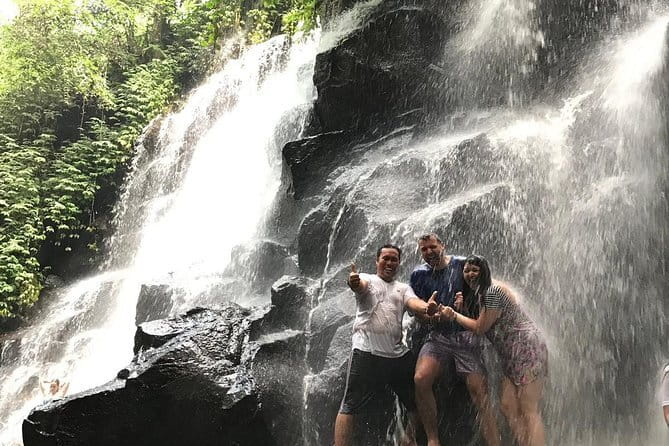 Bali Waterfall in One Day Tours, Hidden Waterfall - All Inclusive - Kanto Lampo and its dark stone shelves