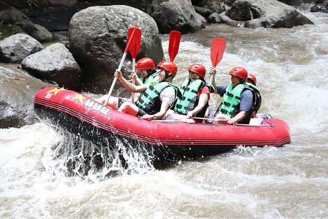 Bali White Water Rafting - Infinity - The walk to the Ayung River is part of the workout