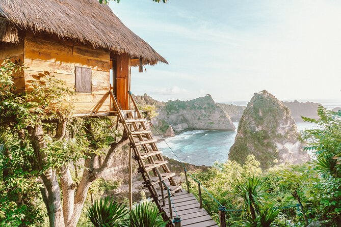 Best Iconic West and East Nusa Penida Island Tour - All Inclusive - Diamond Beach: white sand beneath huge cliffs