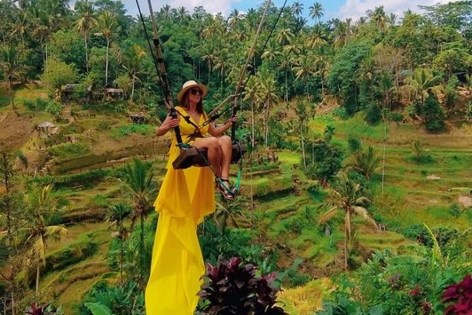 Best of Bali Jungle Swing with Ubud Sightseeing Tour - Tegalalang rice terraces and the first swing