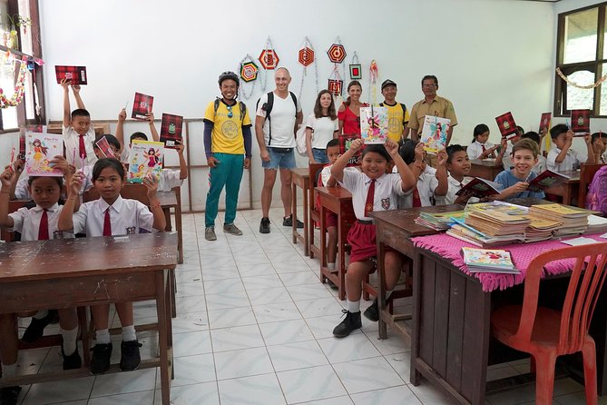 Bike ride in the rice fields, Bali countryside - The School Visit, When Classes Are in Session
