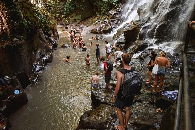 Blue Lagoon Snorkeling and Lunch - Kanto Lampo - Tibumana Waterfall-All Included - Kanto Lampo Waterfall and the photo queue
