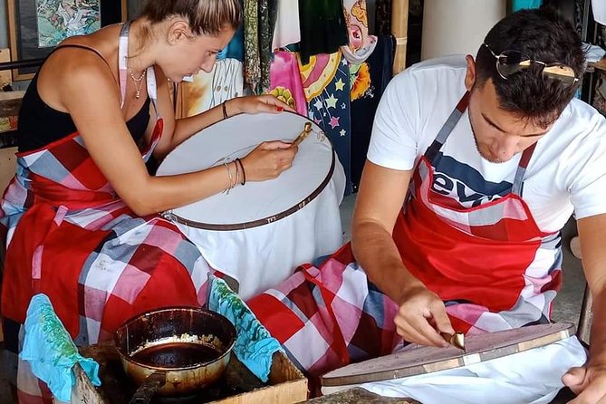 Crafting Heritage Batik Painting Workshops - Sketching and tracing: the careful part