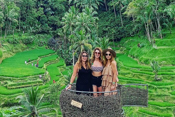 CRETYA Ubud infinity Pool + Hidden Water fall + Water Temple Tour - Lunch above the farms at Oka Agro Wisata