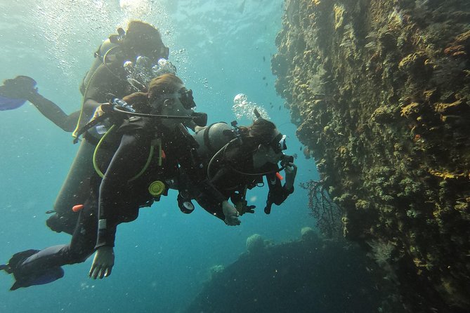 Discover Scuba Diving Tulamben Bali For Non-Certified Divers - First Ocean Session at the USAT Liberty
