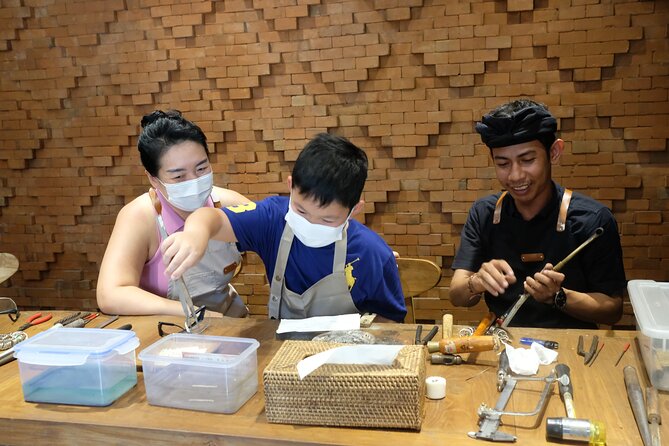 Exclusive Ubud Jewelry Making: Craft with a Pro Silversmith! - Soldering, sanding, and polishing